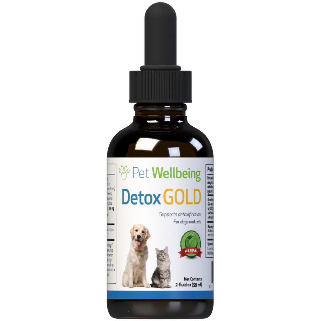 PetWellbeing Detox Gold for Dogs & Cats