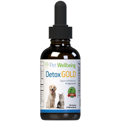 PetWellbeing Detox Gold for Dogs & Cats