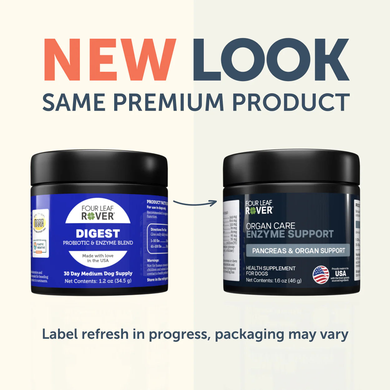 Four Leaf Rover Organ Care Enzyme Support for Dogs