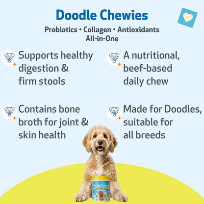 Doodle Chewies - Nutrient-Rich Soft Chews for All Breeds of Doodle Dogs