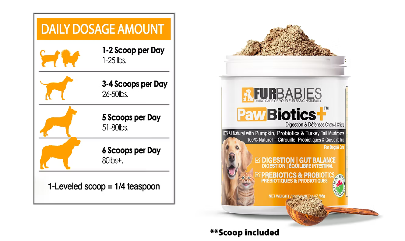FurBabies🍁 PawBiotics+ Advanced Gut Health & Parasite Control For Dogs and Cats
