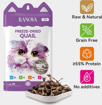 Ranova Freeze Dried Whole Quail 40g