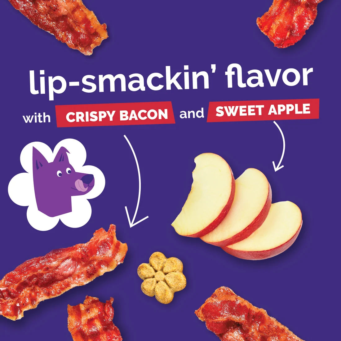 Fruitables Crispy Bacon & Apple Dog Treats