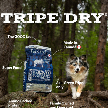 PetKind🍁 Weight Management Lamb & Lamb Tripe Formula for Dogs