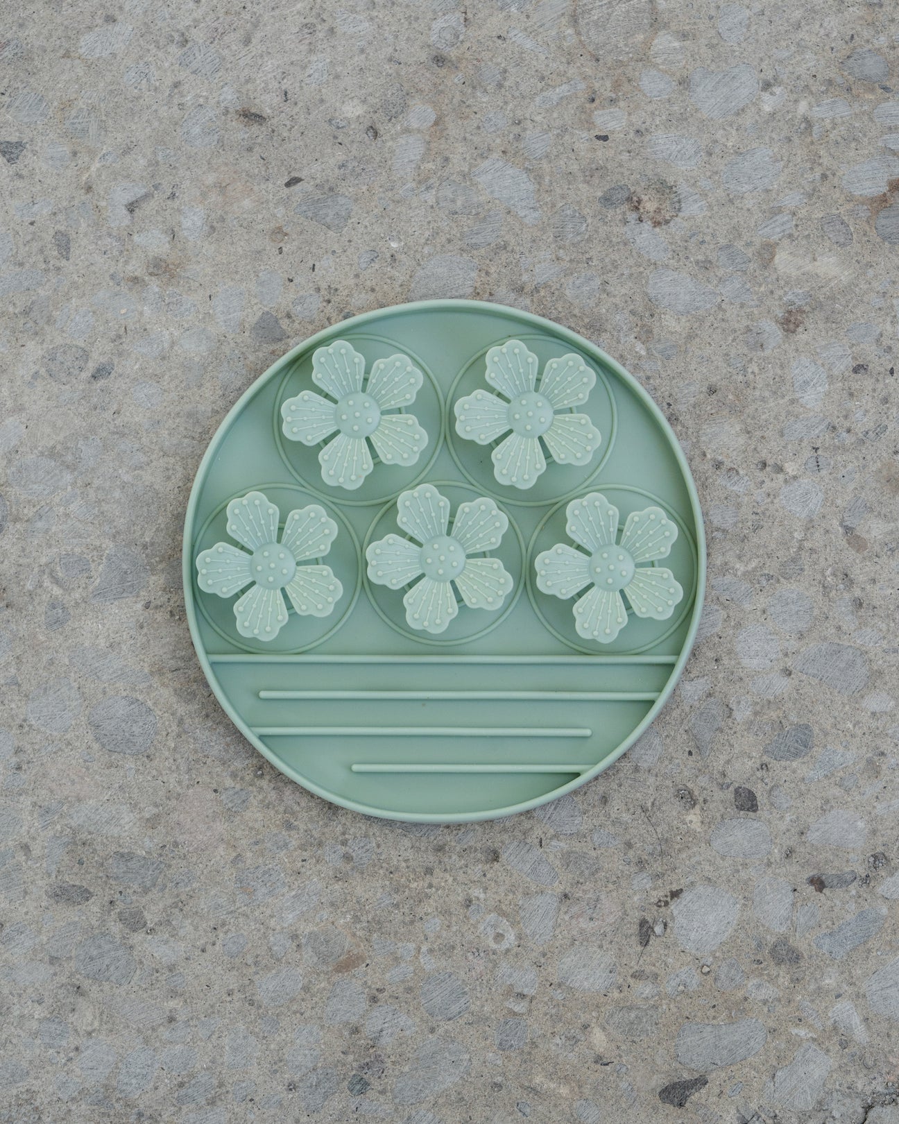 DexyPaws 🍁Sage Green Flowers Snuffle & Slow Feeder