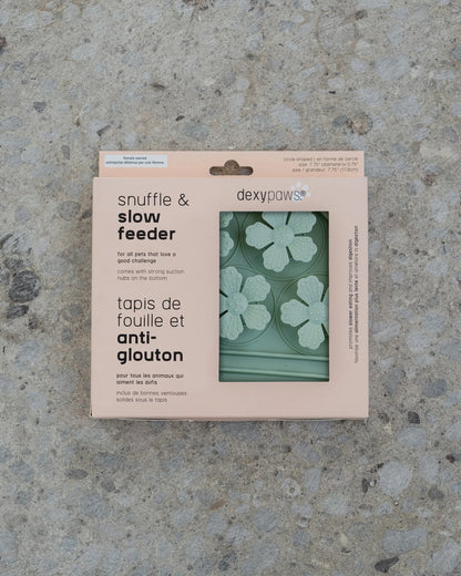 DexyPaws 🍁Sage Green Flowers Snuffle & Slow Feeder