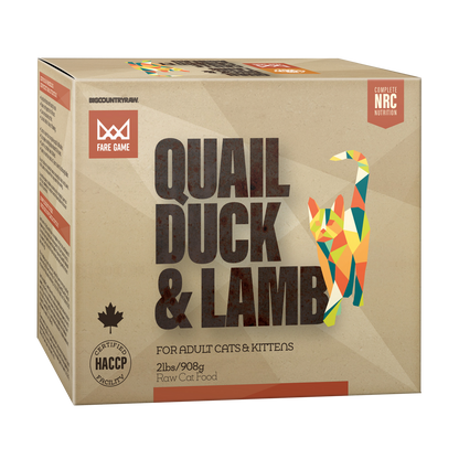 Big Country Raw 🍁Fare Game Duck & Quail with Lamb