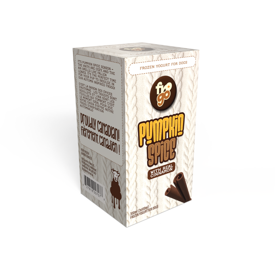 Frozen Goat 🍁Pumpkin Spice Frozen Yogurt for Dogs 3 x 100ml