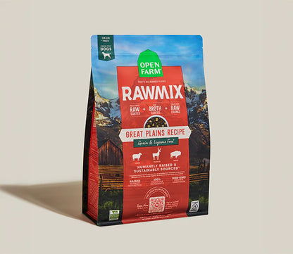 Open Farm® RawMix Great Plains Grain Free Lamb, Venison & Bison for Dogs