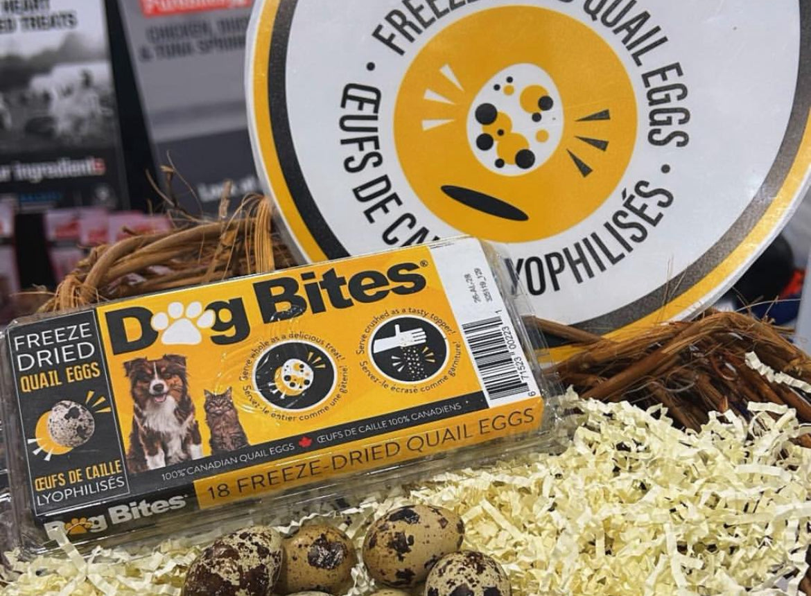 Dog Bites🍁Freeze Dried Quail Eggs 18-Pack