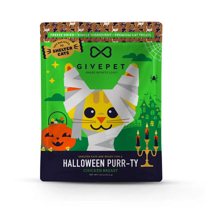 GivePet – Freeze Dried, Halloween Purr-ty – 35g