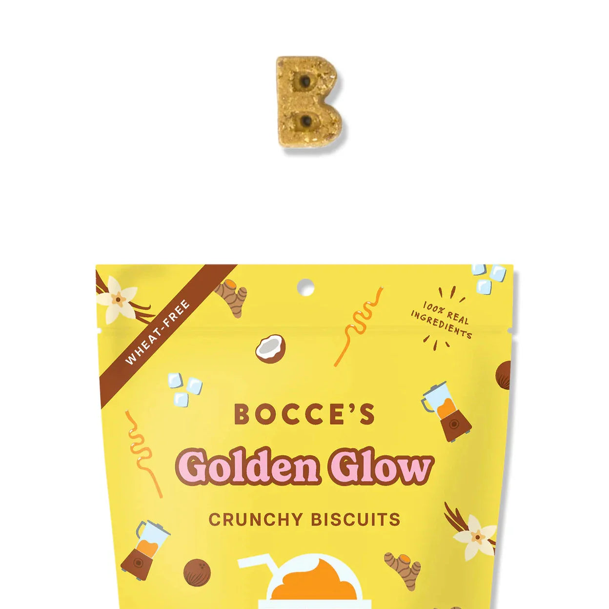 Bocce's Bakery Golden Glow Biscuits 5oz