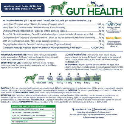 CannaBiscuit 🍁Gut Health with Canine Specific Probiotic Blend 225g