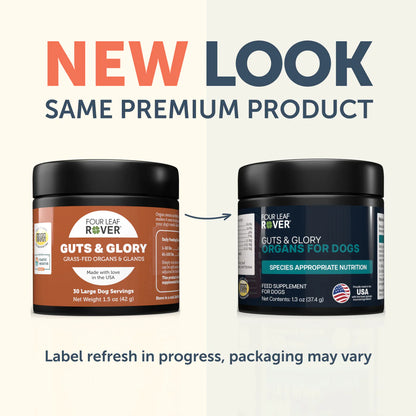 Four Leaf Rover Guts & Glory - Grass-Fed Organs for Dogs 42g