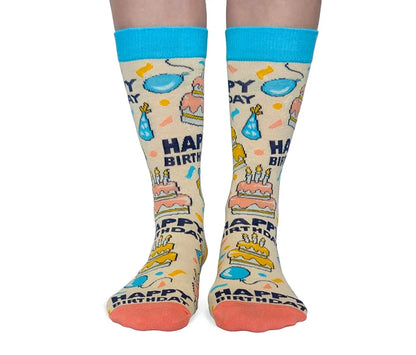 Happy Birthday Socks for Her 🍁Uptown Sox Ltd.