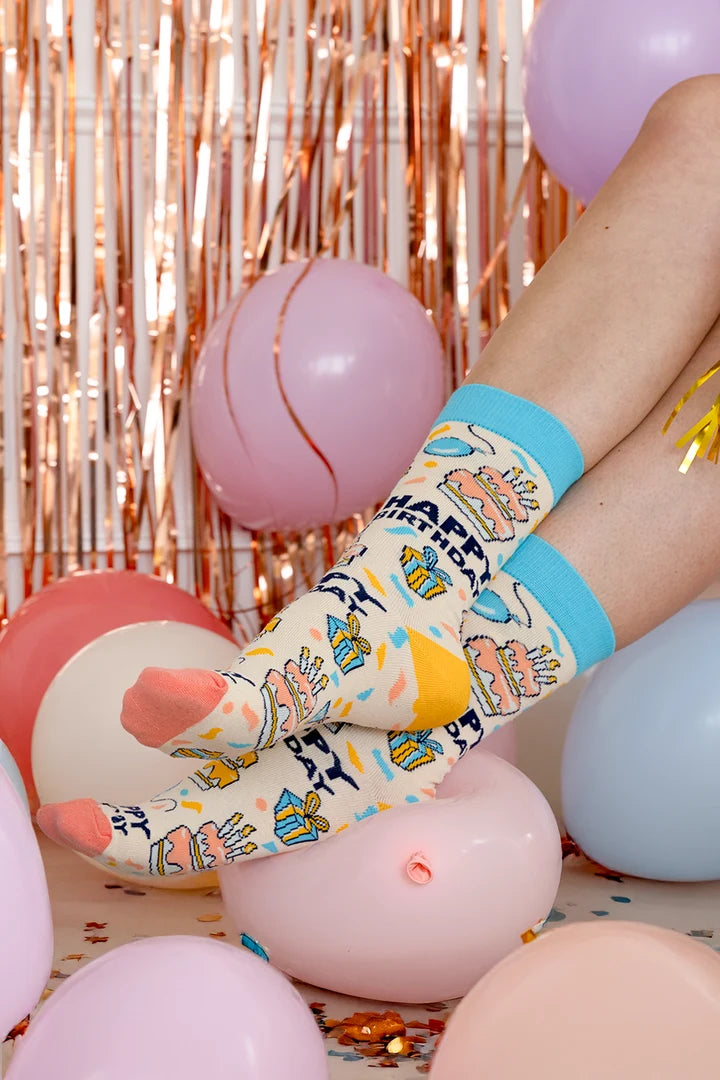 Happy Birthday Socks for Her 🍁Uptown Sox Ltd.