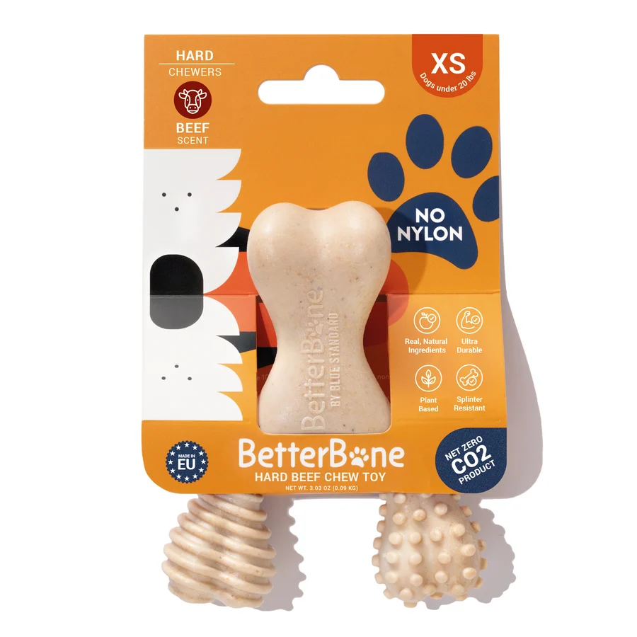 BetterBone Hard Beef Super Durable Dog Chew for Strong Chewers