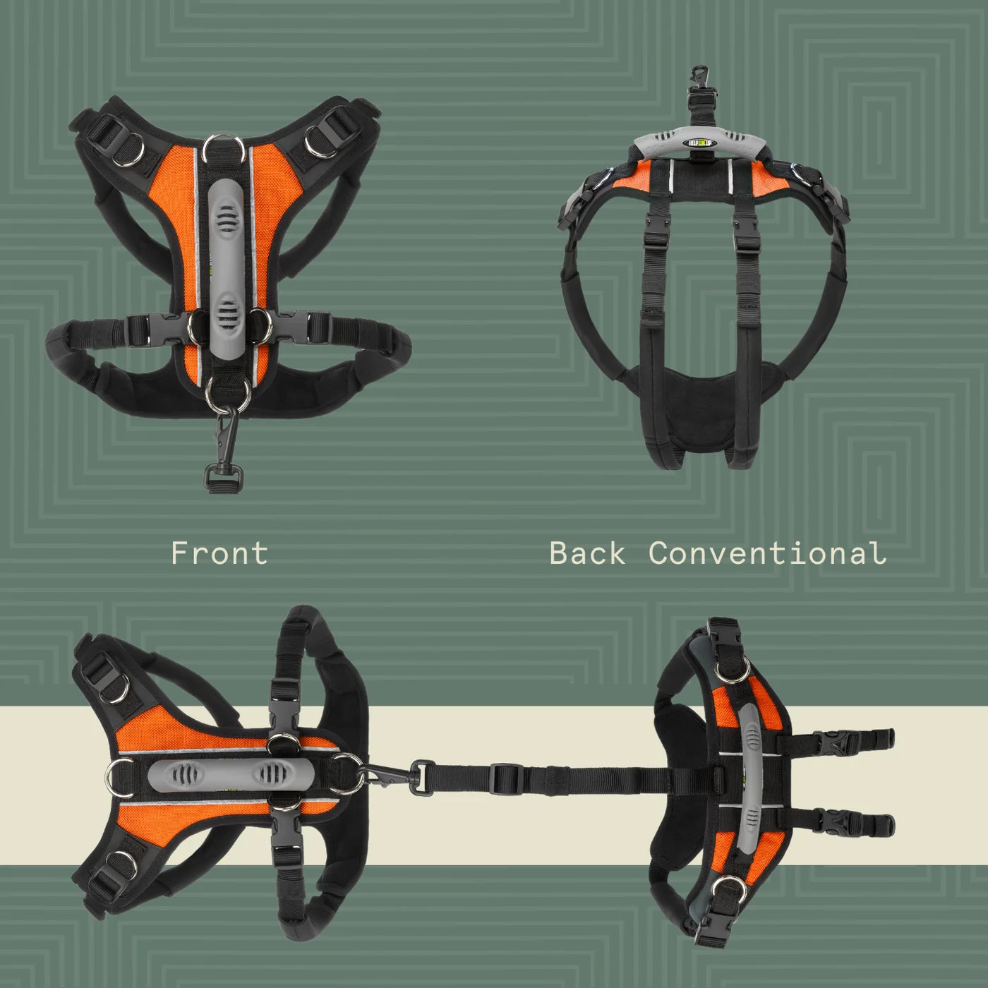 Help 'Em Up Medium Conventional Harness 45-80lbs