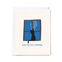 Gone But Not Forgotten Cat Memorial Card