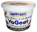 HAPPY DAYS YoGoat Bone Broth Greek Style Frozen Goat Milk Yogurt 475gm
