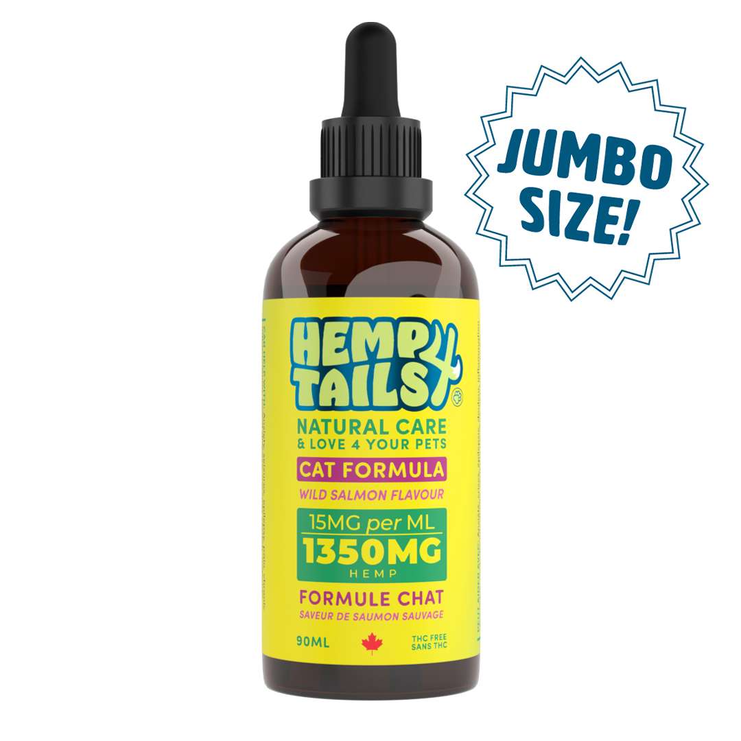 Hemp4Tails 🍁Alaskan Salmon Flavoured Cat Formula Hemp Blend