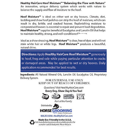 Healthy Hair Care Hoof Moisture Dressing & Conditioner 16oz Spray