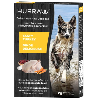 Hurraw🍁 Turkey Dehydrated Raw Dog Food - 25 Cups