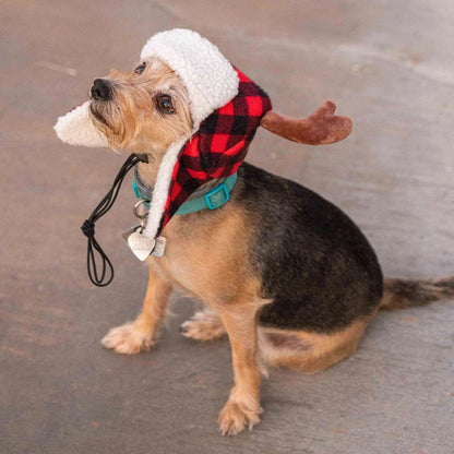Huxley + Kent Buffalo Check Antler Hat with SnugFit®