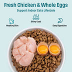 Nutram🍁 Ideal (I17) Indoor Cat, Chicken and Whole Eggs for Cats