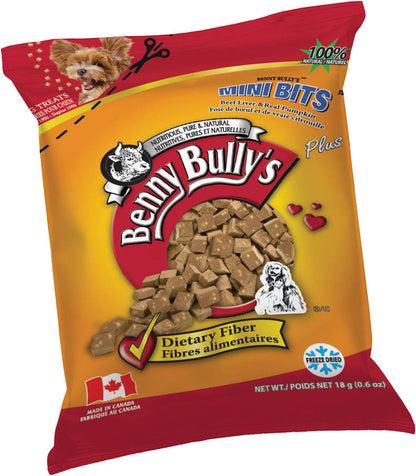 Benny Bullys 🍁Beef Liver & Pumpkin Mini Bags 16g