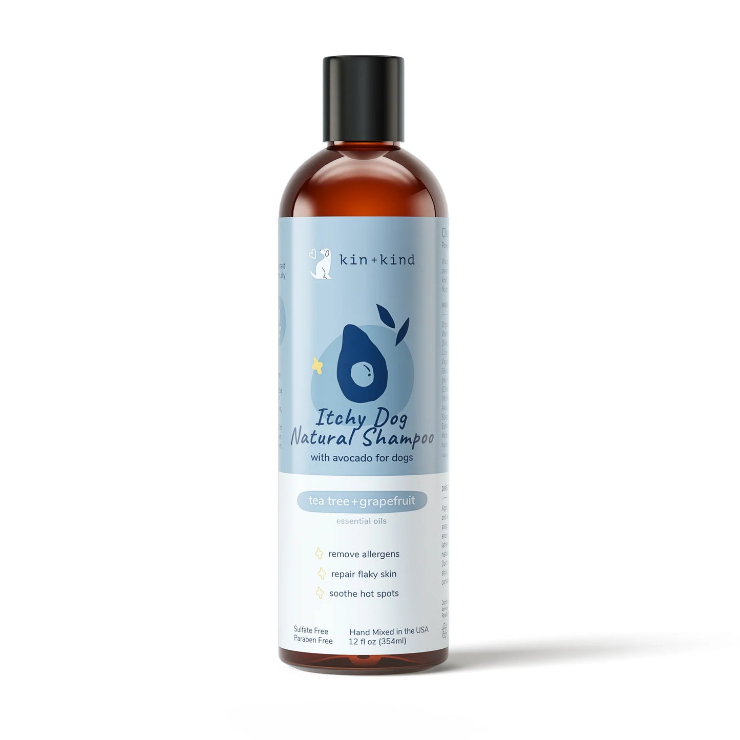 Kin+Kind Itchy Dog Shampoo - Tea Tree & Grapefruit 12oz