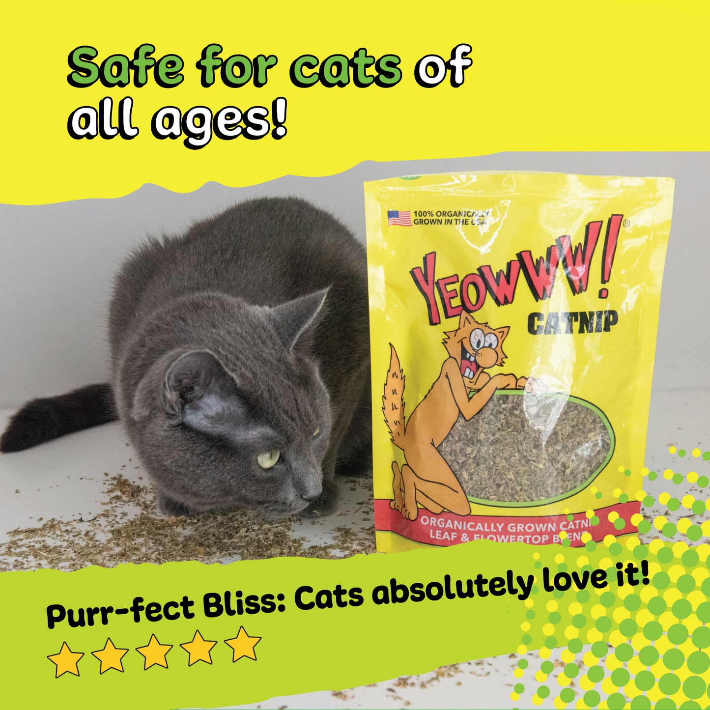 Yeowww Catnip Leaves (Bag)