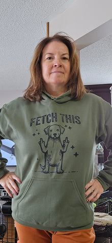 Fetch This Hoodie - Military Green