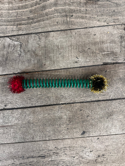 Precious Pawz 🍁Mini Glitter PomPom Spiral Cat Toy