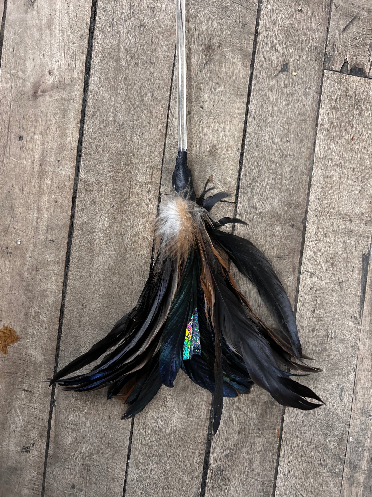 Precious Pawz 🍁Feather Teaser Mylar Wand