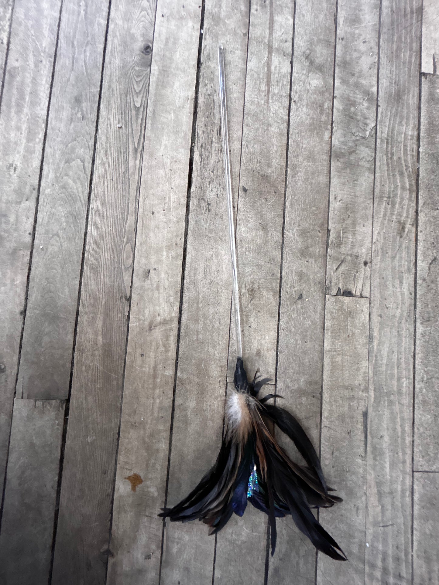 Precious Pawz 🍁Feather Teaser Mylar Wand