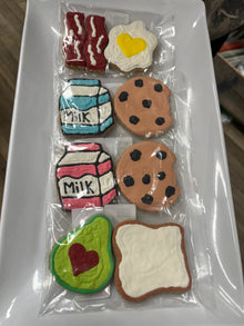 Bacon Peanut Butter Icing Cookies 🍁Eva's Doggy Barkery