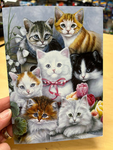 Tree Free Greetings 🍁Kittens Blank All Occasion Card