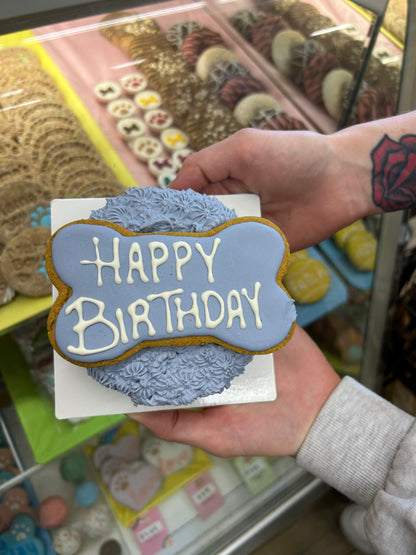 Mr. Mugs Bakery 🍁 Blue Birthday Cake - Fresh & Frozen
