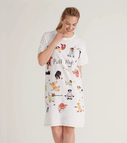 Ruff Night 🍁Little Blue House Women's Sleepshirt O/S