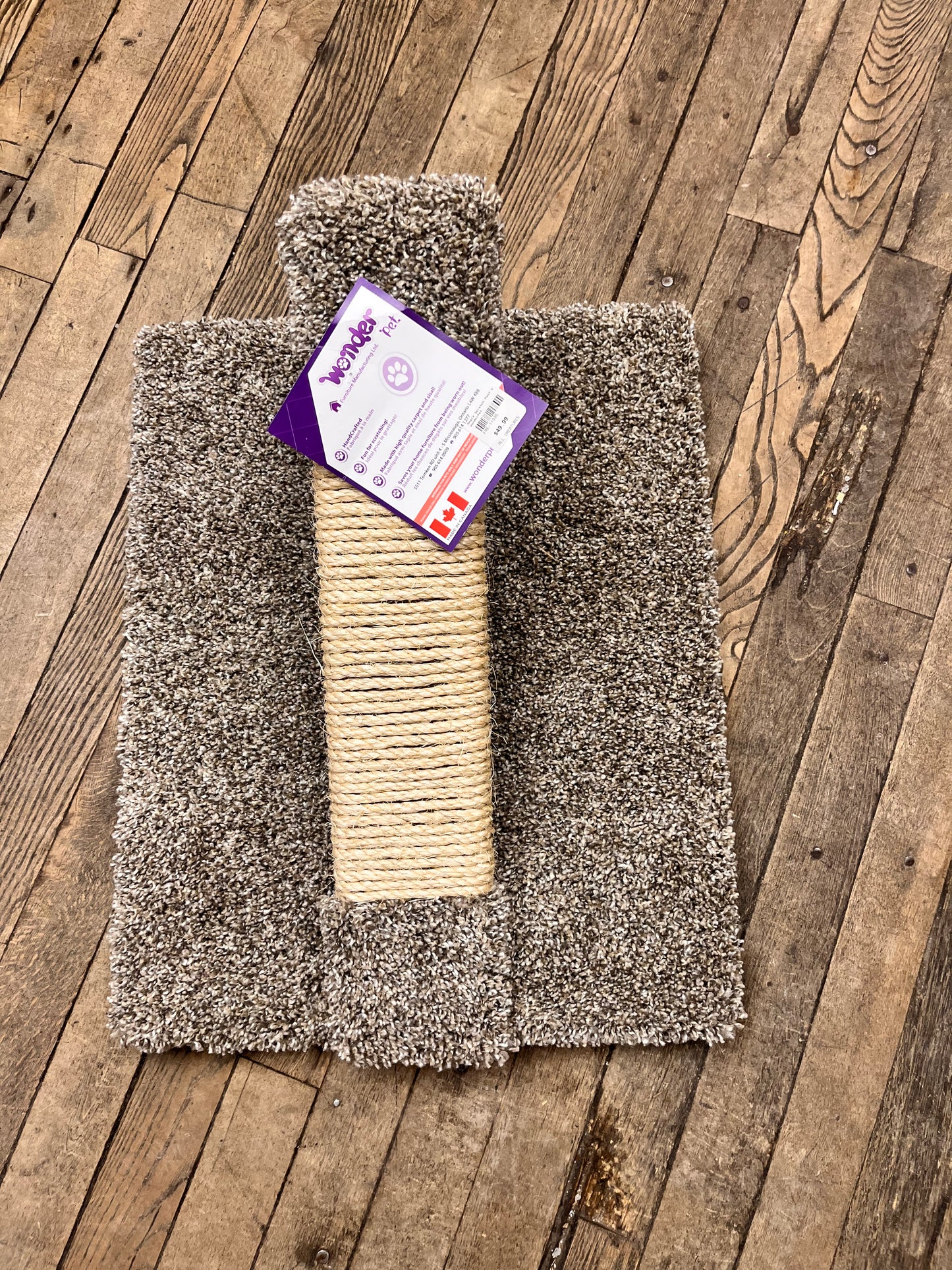 WonderPet 🍁Angle Scratch Post with Sisal