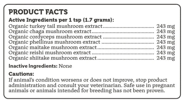 Four Leaf Rover Seven 'Shrooms - Organic Mushroom Mix 51g