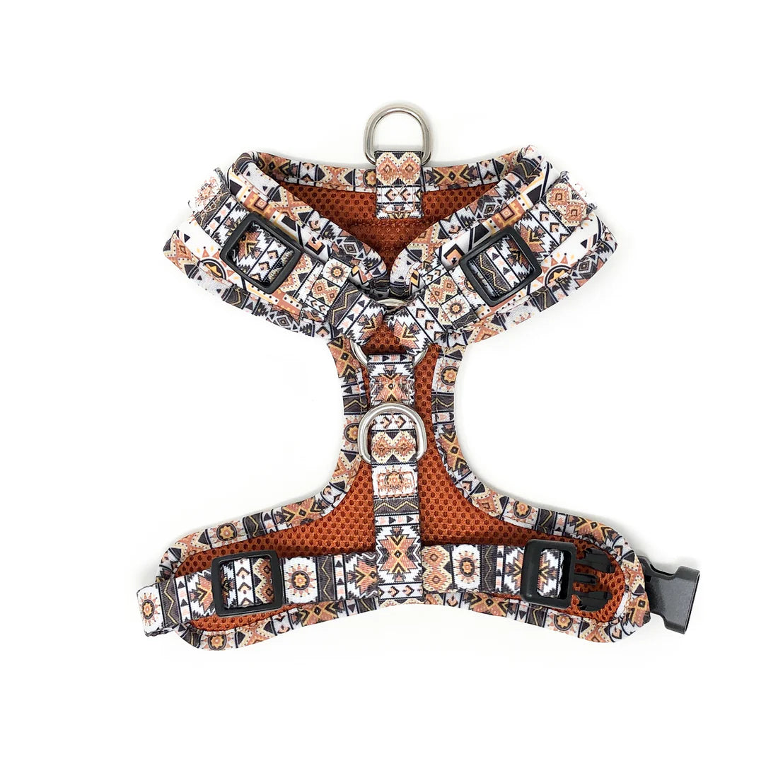 Bcuddly Tan Aztec Control Dog Harness