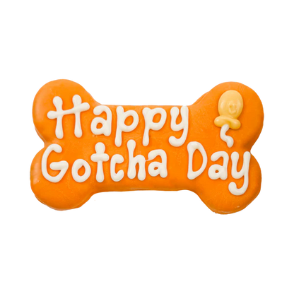 Bosco & Roxy's 🍁Orange Happy Gotcha Day Bone | Natural Birthday