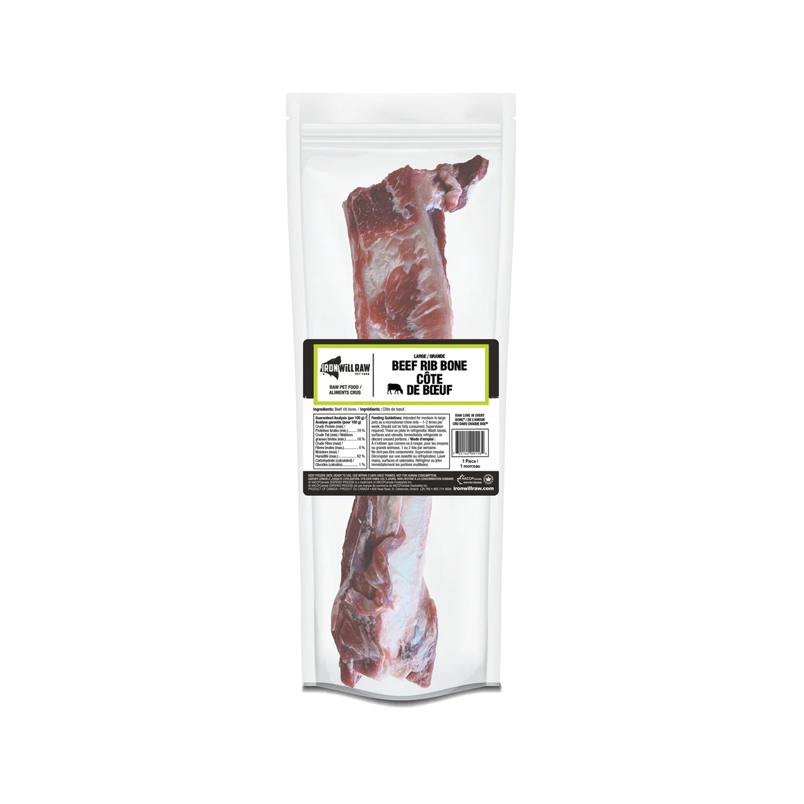 Iron Will Raw 🍁 Beef Rib Bone