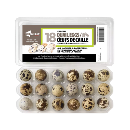 Iron Will Raw 🍁Quail Eggs 18pk