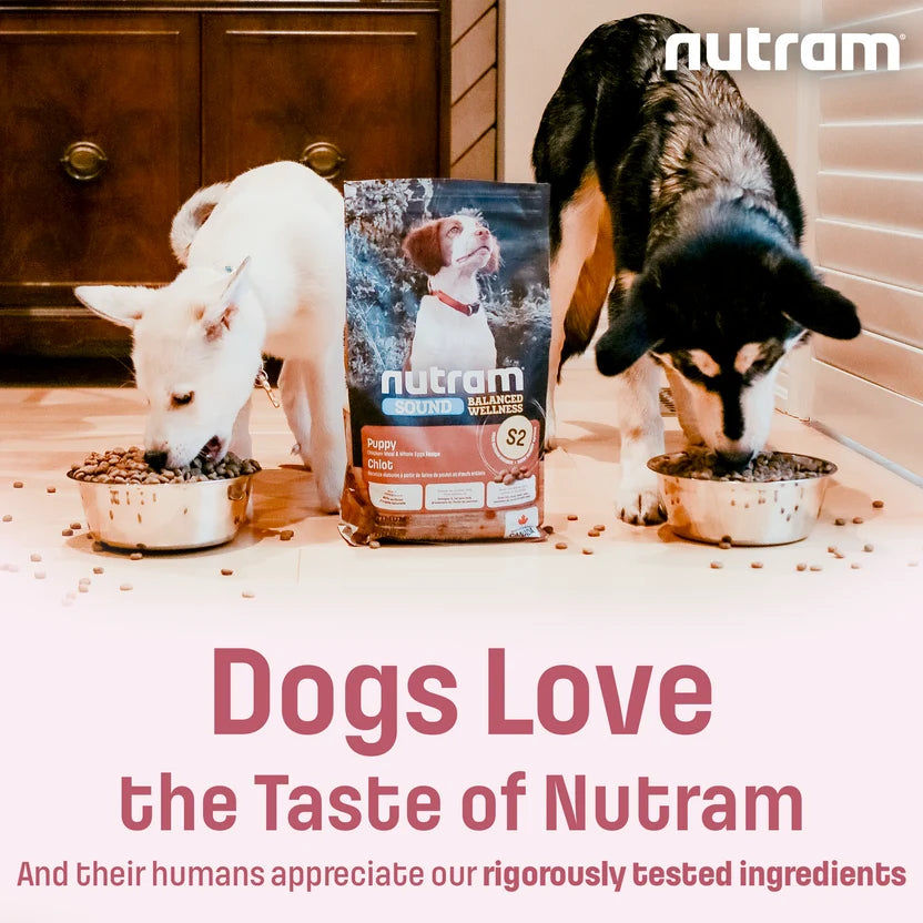 Nutram 🍁Sound (S2) Puppy, Chicken and Whole Eggs