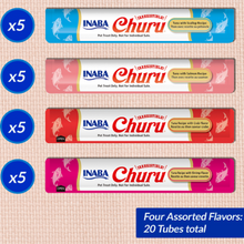 Inaba Churu Tuna & Seafood  Purees for Cat 20 pack