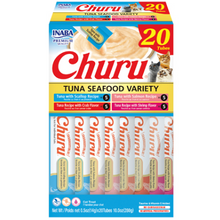 Inaba Churu Tuna & Seafood  Purees for Cat 20 pack