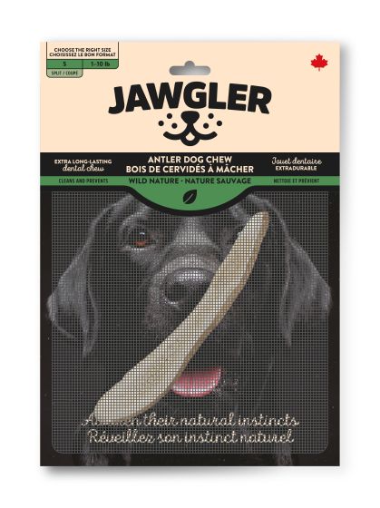 Jawgler🍁Split Wild Nature Antler Dog Chew